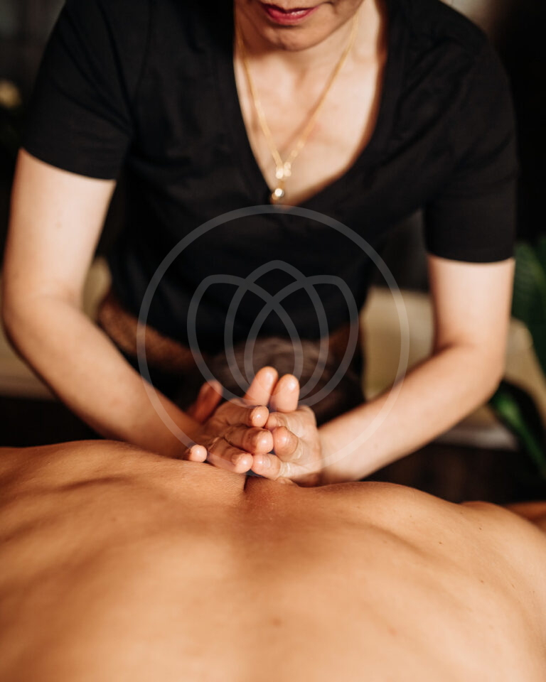 Neck and back massage